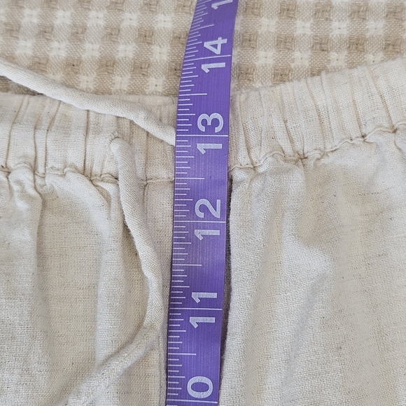 Nobody's Child Oatmeal Black Floral Embroidered Wide Leg Pull On Shona Trousers - Picture 13 of 15